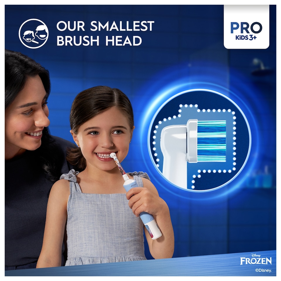 obrázok 1 z Oral-B Pro Kids Ľadové kráľovstvo Elektrická Zubná Kefka
