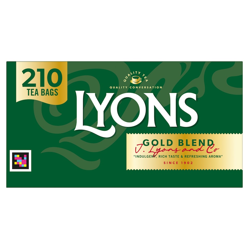 Lyons Gold Blend 210 Teabags 656g 