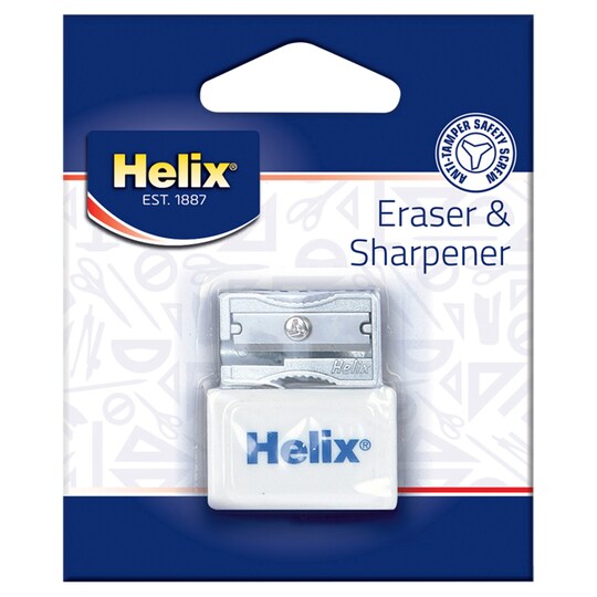 Helix Eraser & Sharpener Set Tesco Groceries