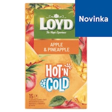 Loyd Hot'n Cold bylinný-ovocný čaj s príchuťou jabĺk a ananásu 15 x 2 g (30 g)
