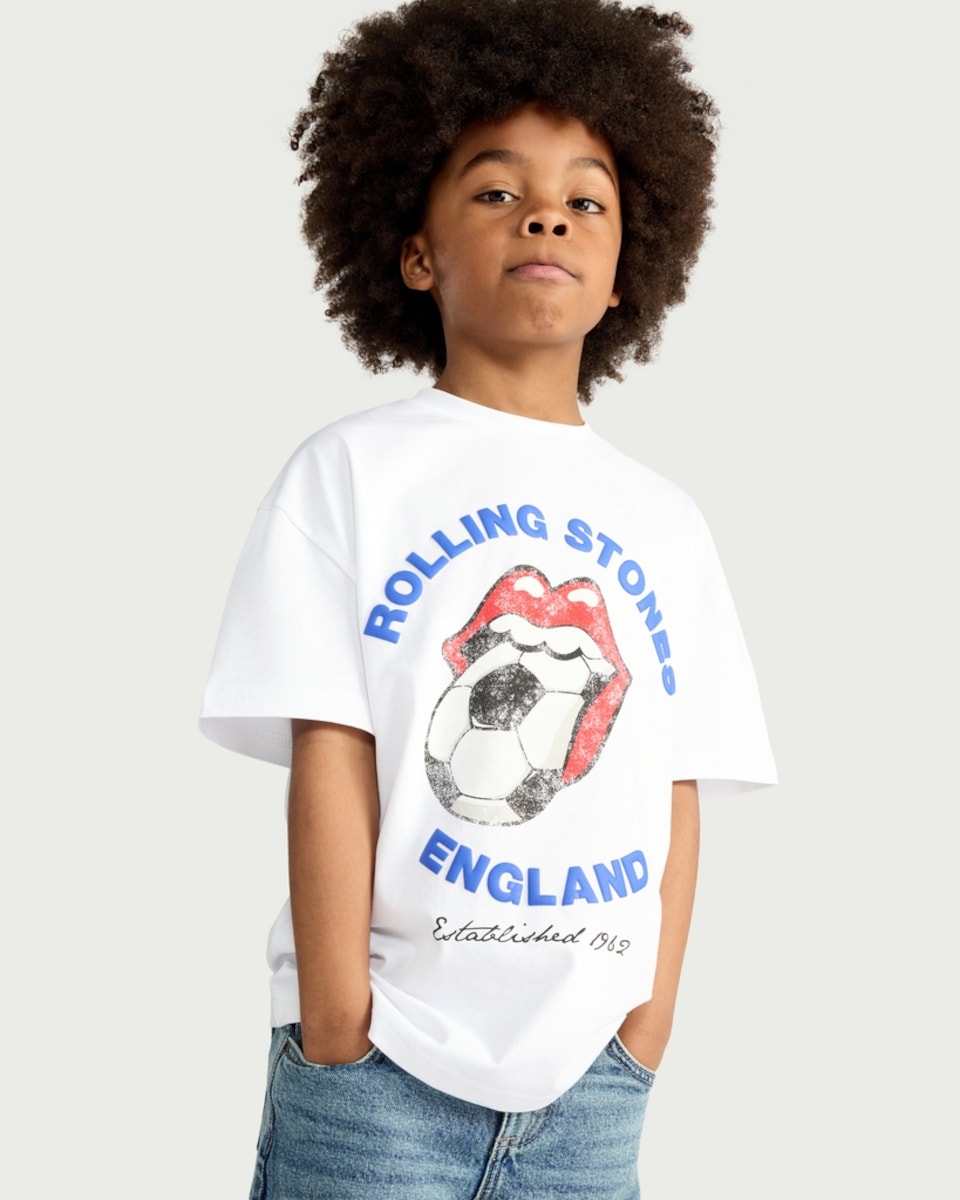 image 1 of Rolling Stones England T-Shirt in White