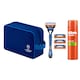 image 1 of Gillette Fusion Razor & Shave Gel Washbag Giftset 