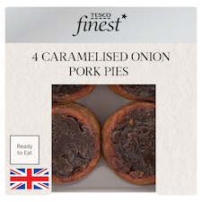 Tesco Finest Caramelised Onion Topped Pork Pies 200g