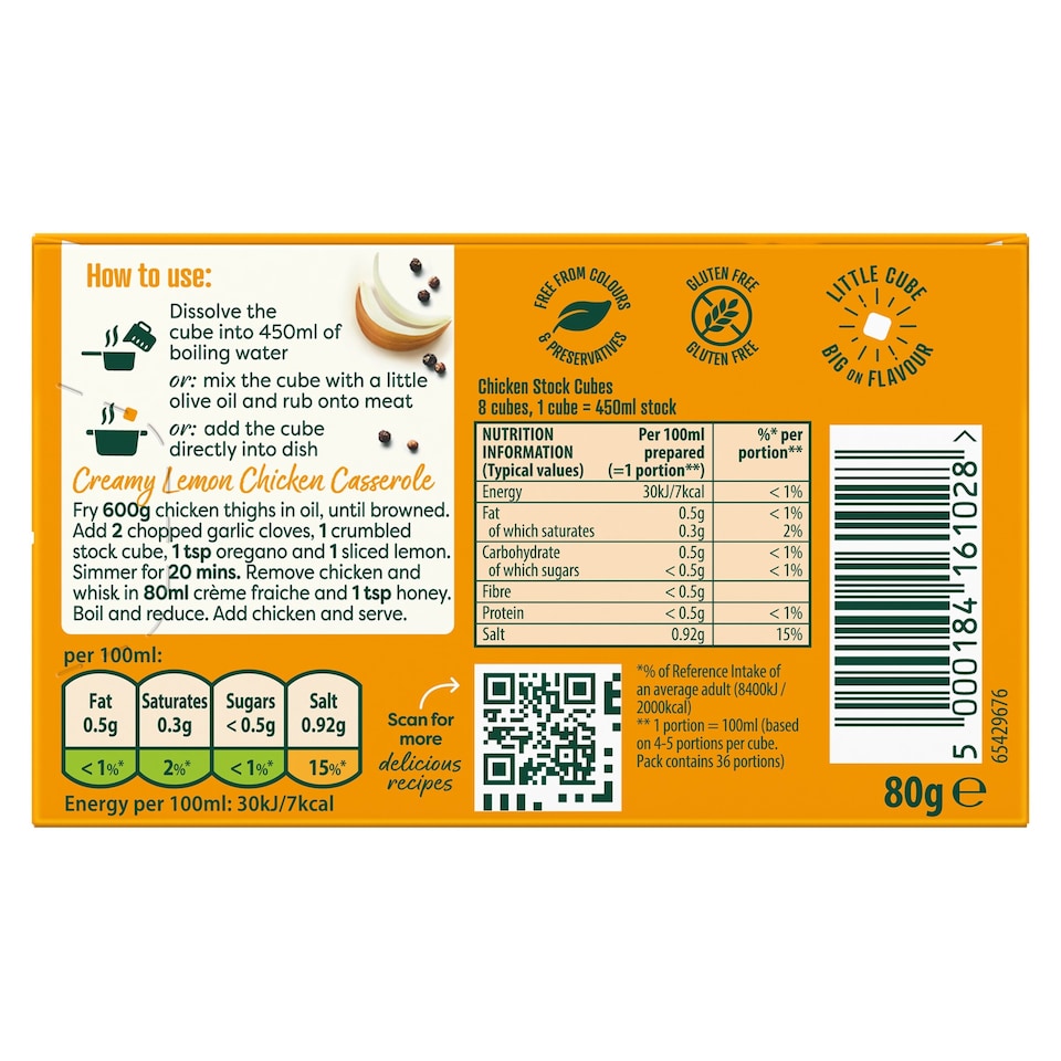 image 1 of Knorr Chicken Stock Cubes 8 x 10g