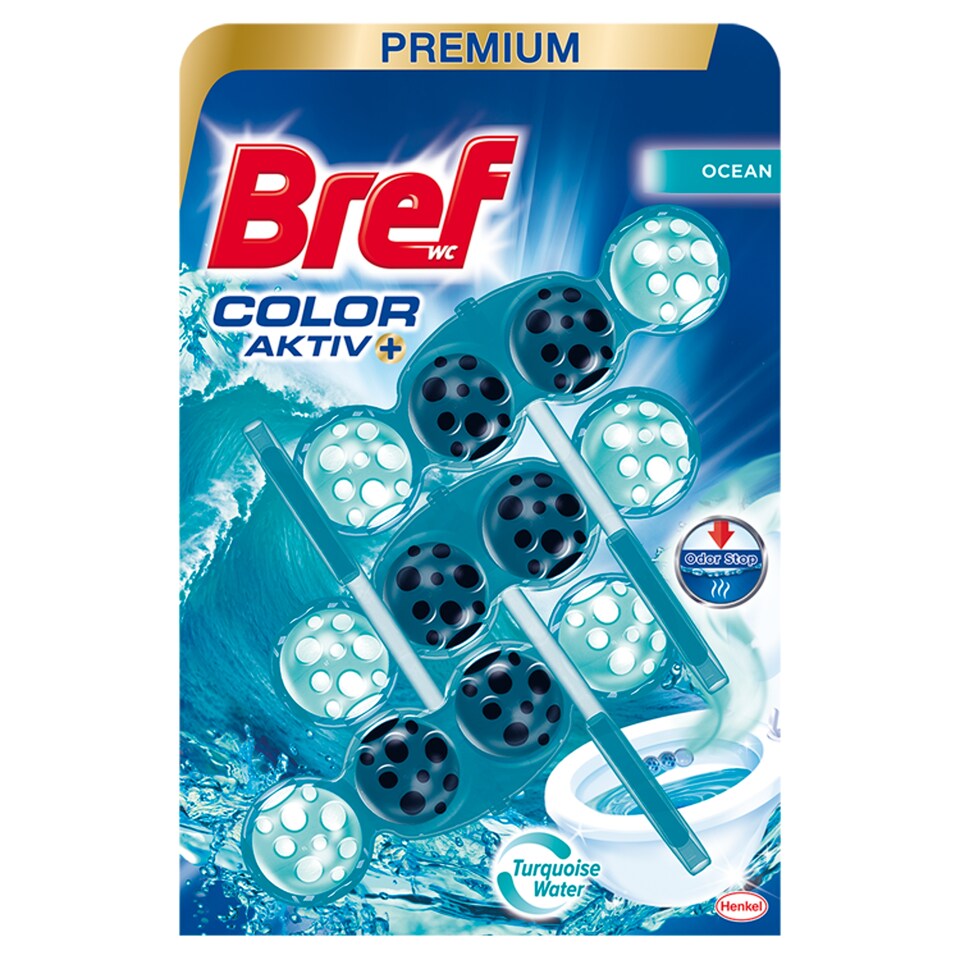 Bref Color Aktiv Ocean Toilet Block 3 x 50 g