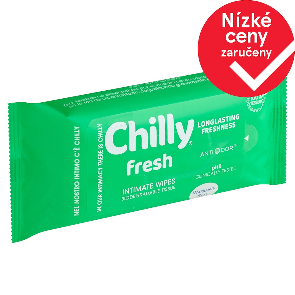 Chilly Fresh intimní ubrousky 12 ks