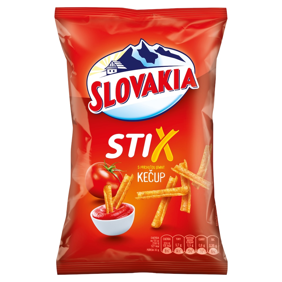Slovakia Stix s príchuťou jemný kečup 120 g