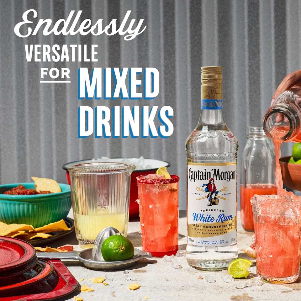 image 1 of Captain Morgan White Rum 70Cl