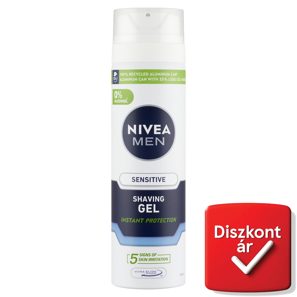 NIVEA MEN Sensitive borotvagél 200 ml  1. kép