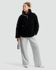 image 2 of F&F Active Fleece Half Zip Jacket in Black
