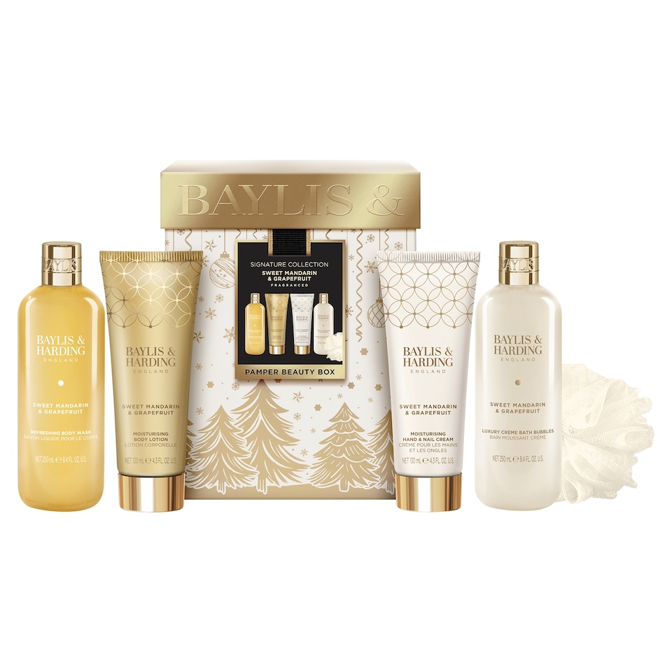 image 1 of Baylis & Harding Sweet Mandarin & Grapefruit Pamper Beauty Box Gift Set