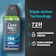image 2 of Dove Men+Care 72h Advanced Clean Comfort Antiperspirant Deodorant 75ml