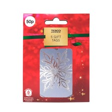 T.  snowflake tags 5PK