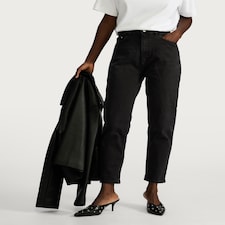 F&F Slim Mom Jeans in Black