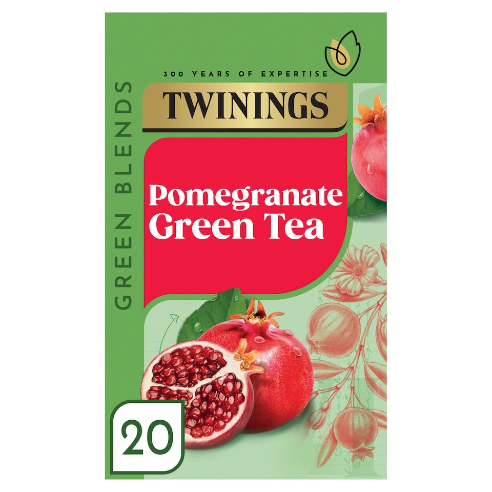 Twinings Green Tea & Pomegranate 20'S 40G