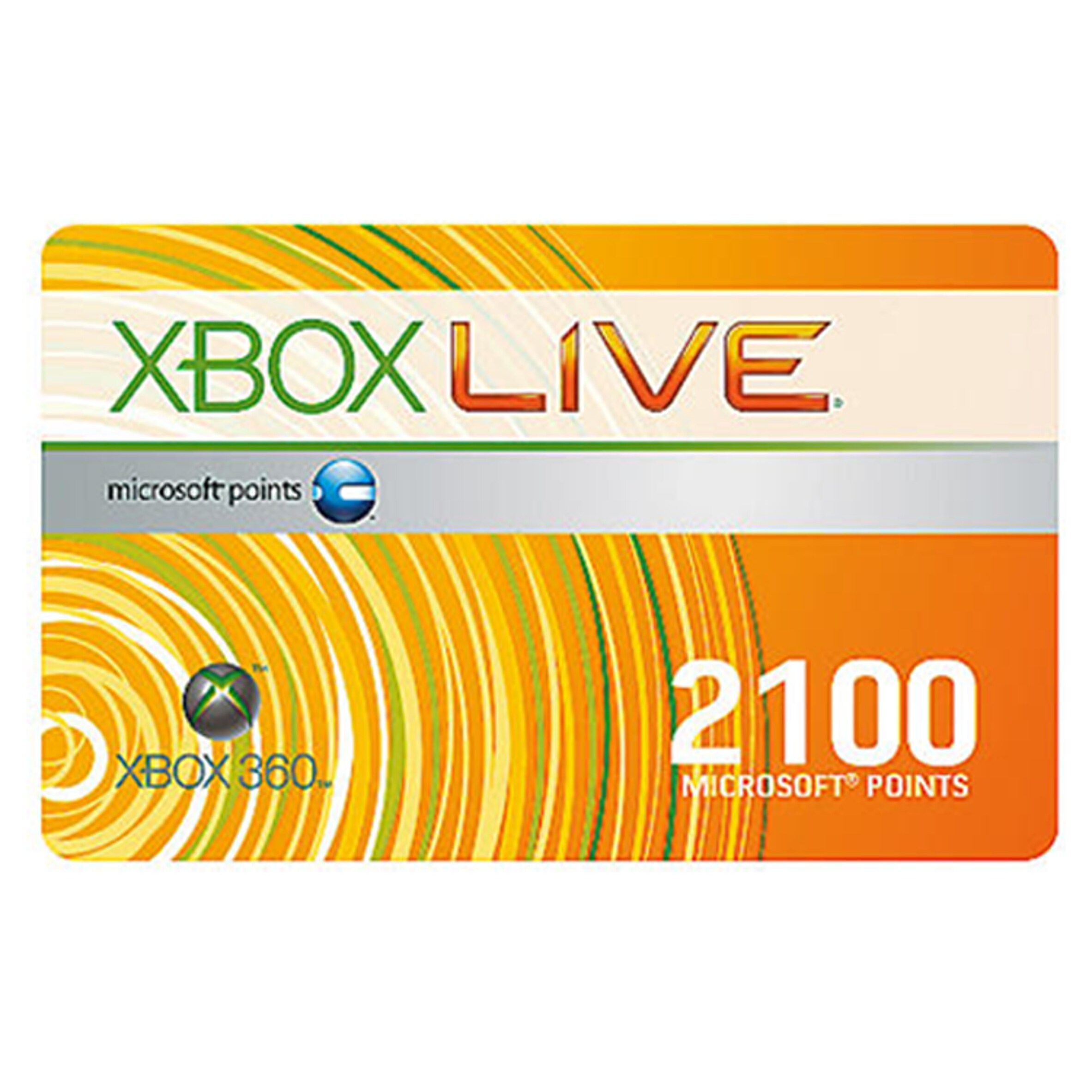 Xbox Live 2100 Microsoft Pointsx360 Software - Tesco Groceries