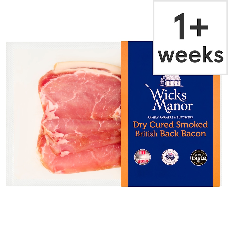 Wicks Manor Smoked Back Bacon 200G (L)