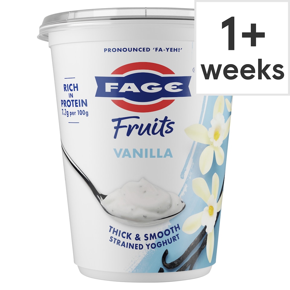 FAGE FRUITS VANILLA Greek Yoghurt 380g