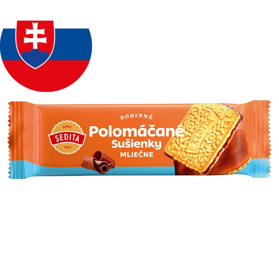 Sedita Rodinné Polomáčané sušienky mliečne 100 g