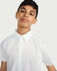 image 2 of F&F School Boys 3-Pack Regular Fit Short Sleeved Shirts in White