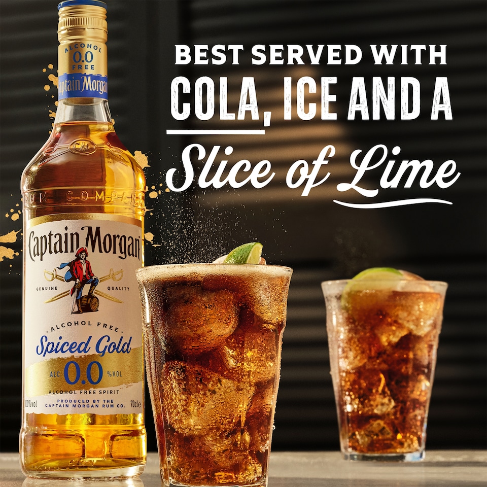 image 1 of Captain Morgan Alcohol Free Spirit - Spiced Gold 70cl