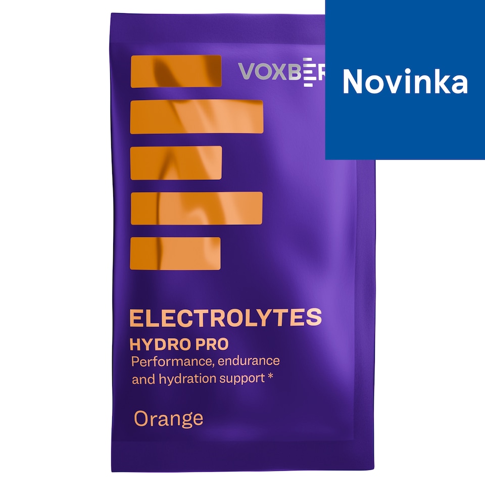 Voxberg Prášok na prípravu nápoja s obsahom elektrolytov s pomarančovou príchuťou 22 g