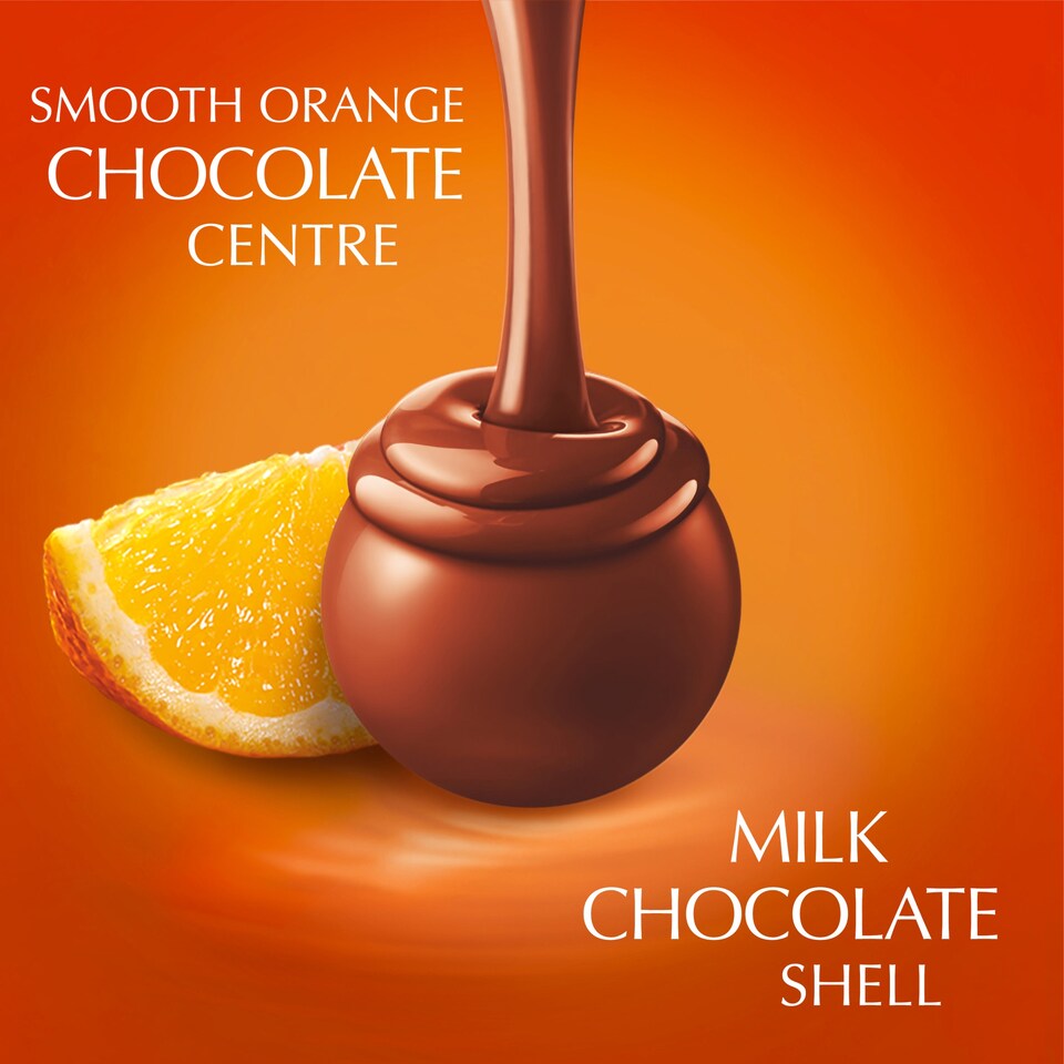 image 1 of Lindt Lindor Milk Chocolate Orange 200G