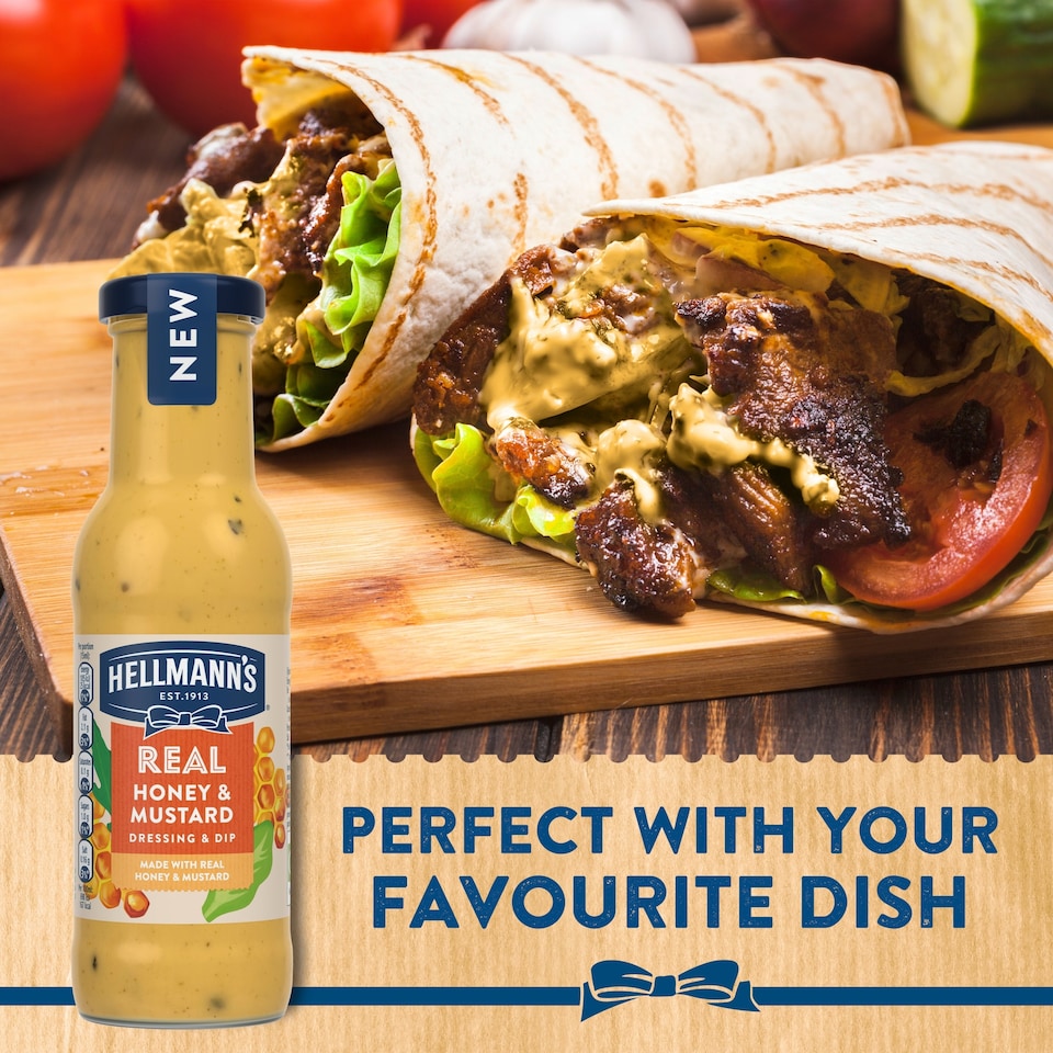 image 1 of Hellmann's Real Honey And Mustard Dressing 250Ml