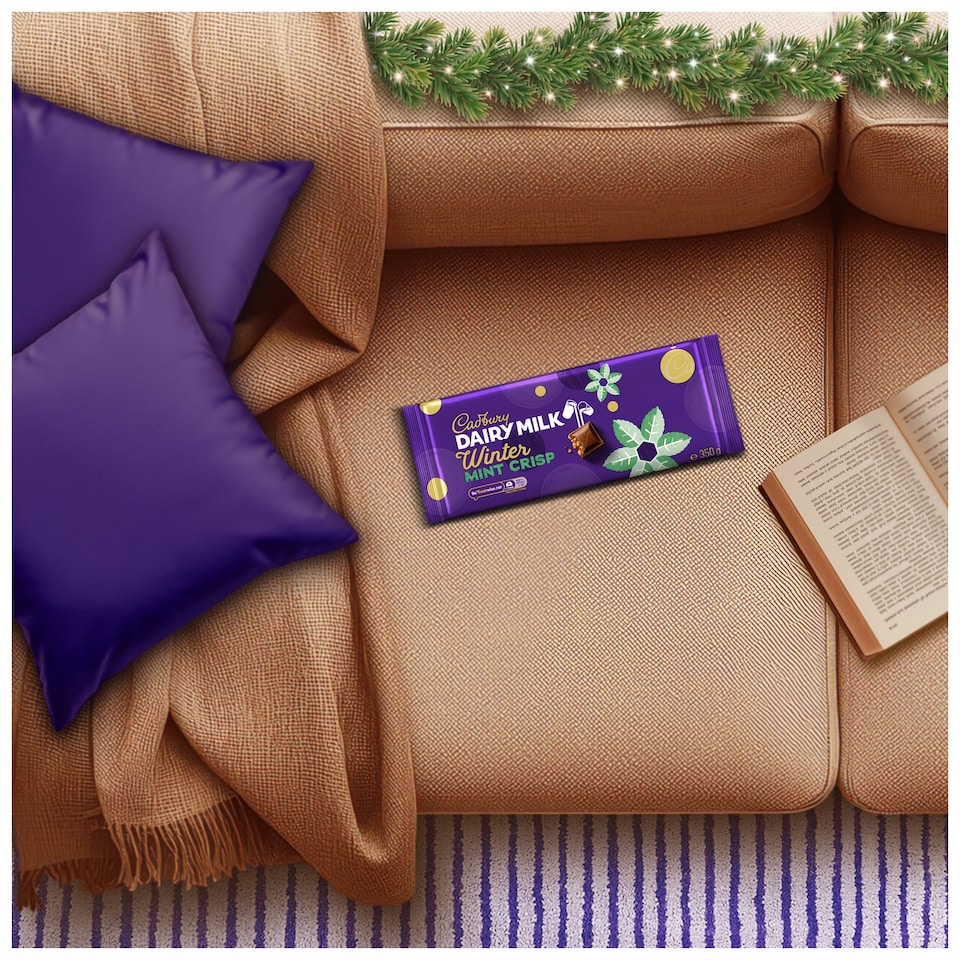 image 1 of CADBURY DAIRY MILK WINTER MINT CRISP 350G 
