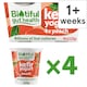 image 1 of Biotiful Gut Health Multipack Kefir Yogurt Peach 115g x 4