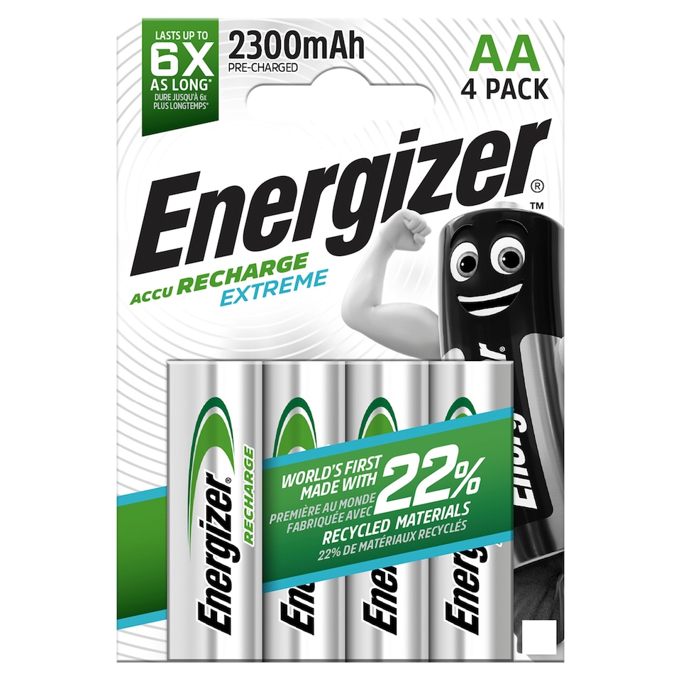 image 1 of Energizer Pre-Charged Aa 4 Pack