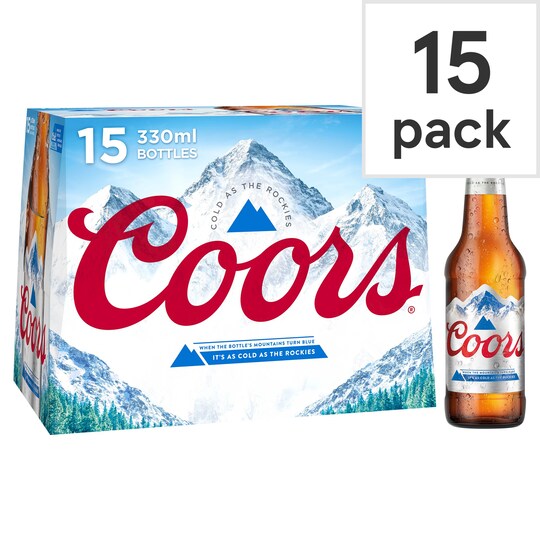 Coors 15 X 330Ml Tesco Groceries