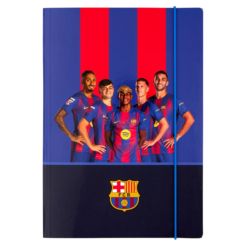 FCB Cardboard Rubber Folder A5