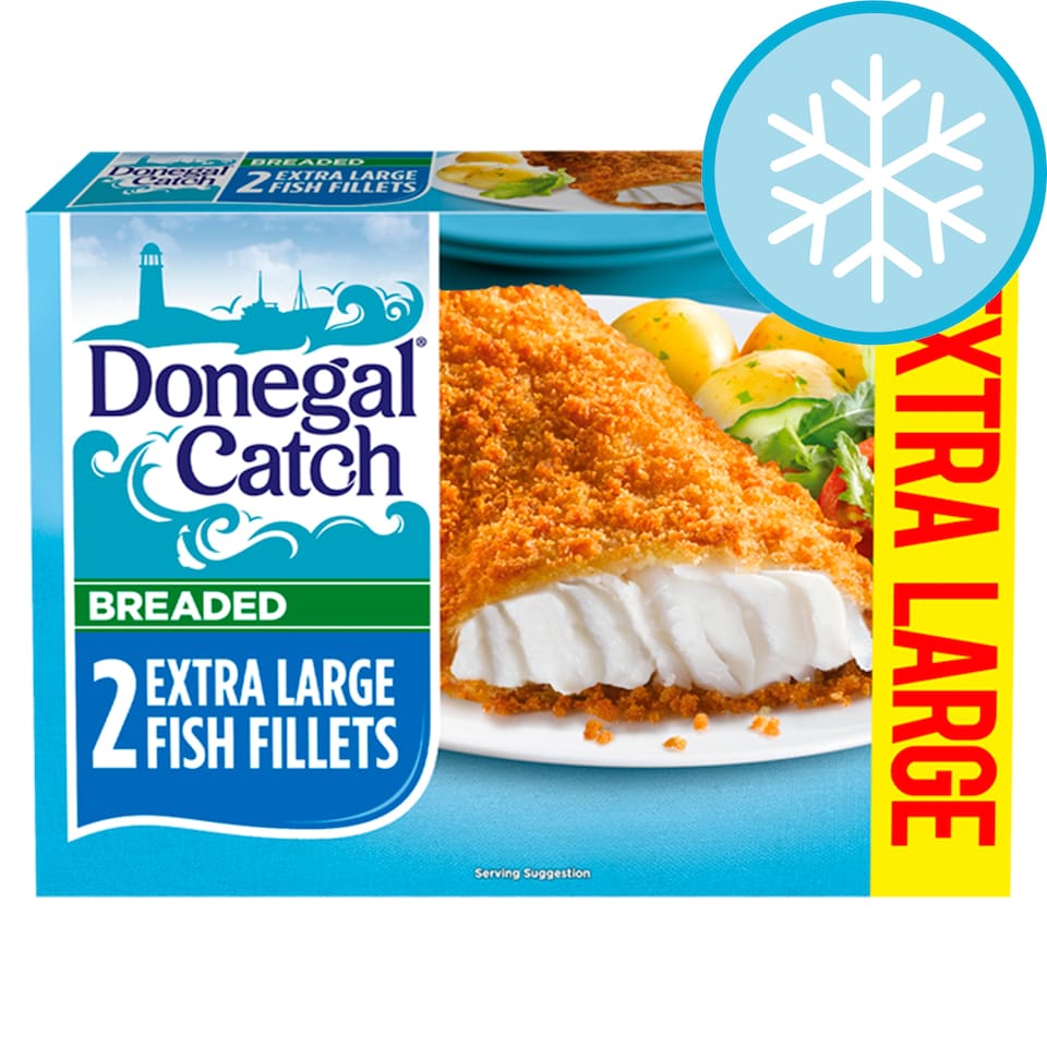 Donegal Catch Breaded Extra Large Fish Fillets 300g