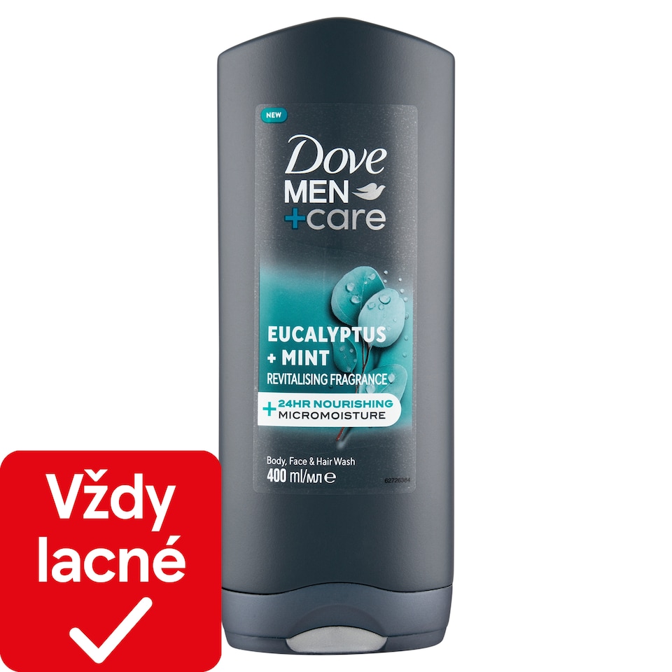 obrázok 1 z Dove Men+Care Eucalyptus Mint sprchovací gél 400 ml