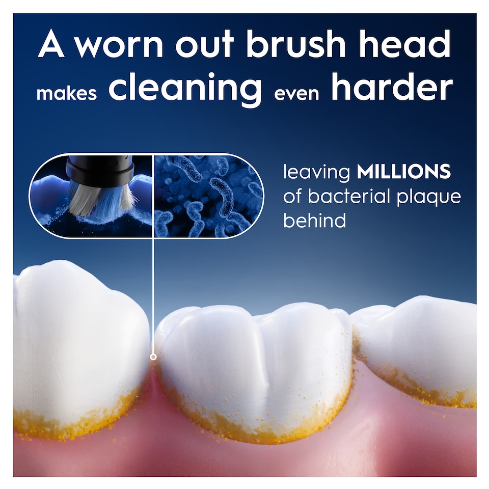 image 1 of Oral-B iO Ultimate Clean White Toothbrush Heads 2 Pack