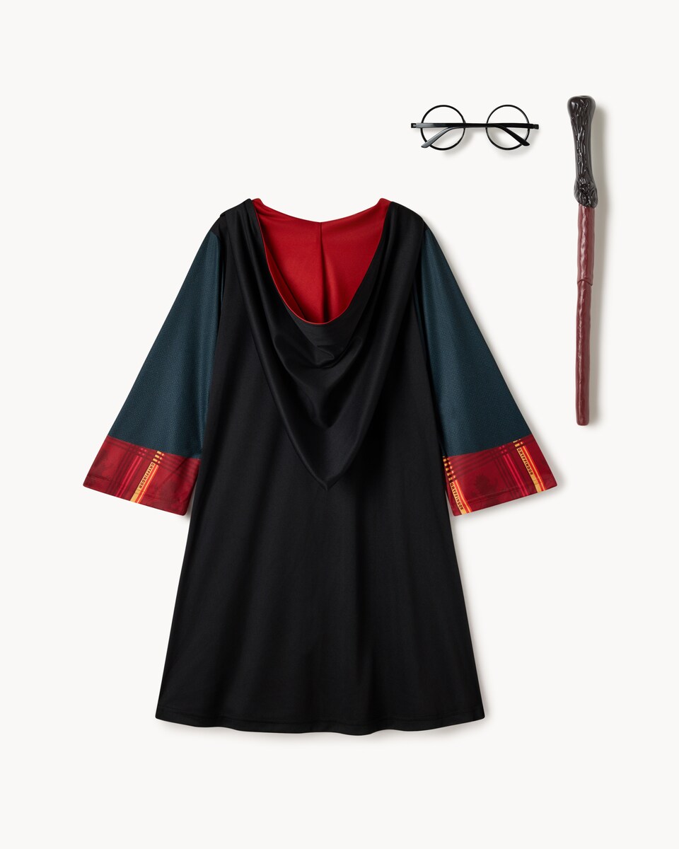 image 1 of Harry Potter Gryffindor Fancy Dress Costume in Black
