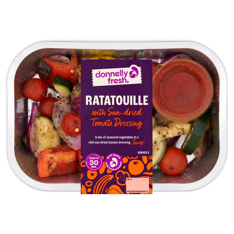 donnelly fresh  Ratatouille with Sundried Tomato Sauce 340g