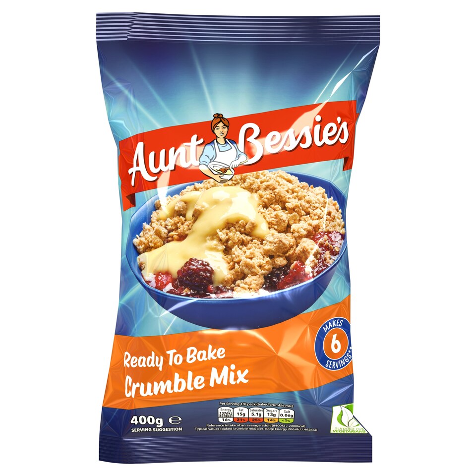 Aunt Bessie's Crumble Mix 400G