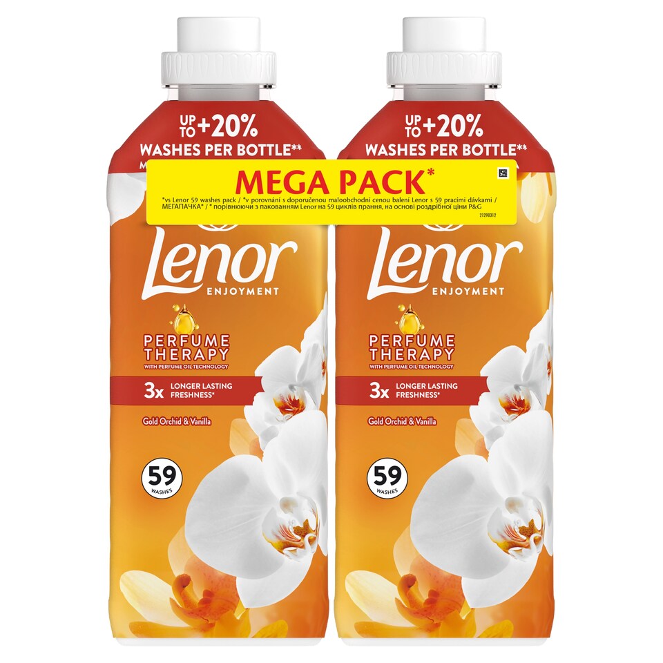 Obrázek 1 pro produkt Lenor Aviváž  118 Praní, Orchid & Vanilla