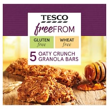 Tesco Free From 5 Oaty Crunch Granola Bar 210G