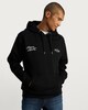 image 2 of Chevrolet Oversized Slogan Hoodie in Black