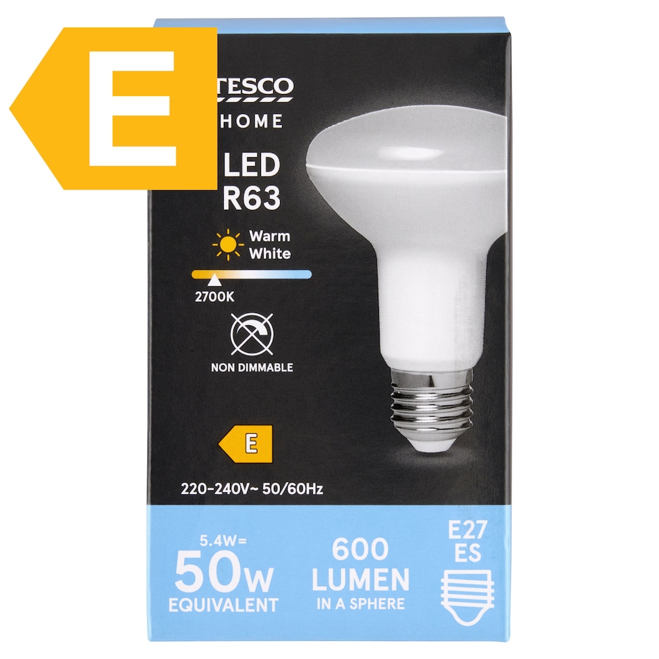 Tesco Home E27 600 lm 50W 2700K LED izzó  1. kép