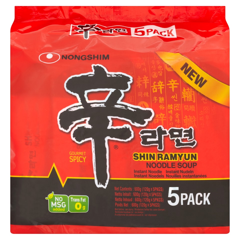 Nongshim Shin Ramyun Multipack 120gx5