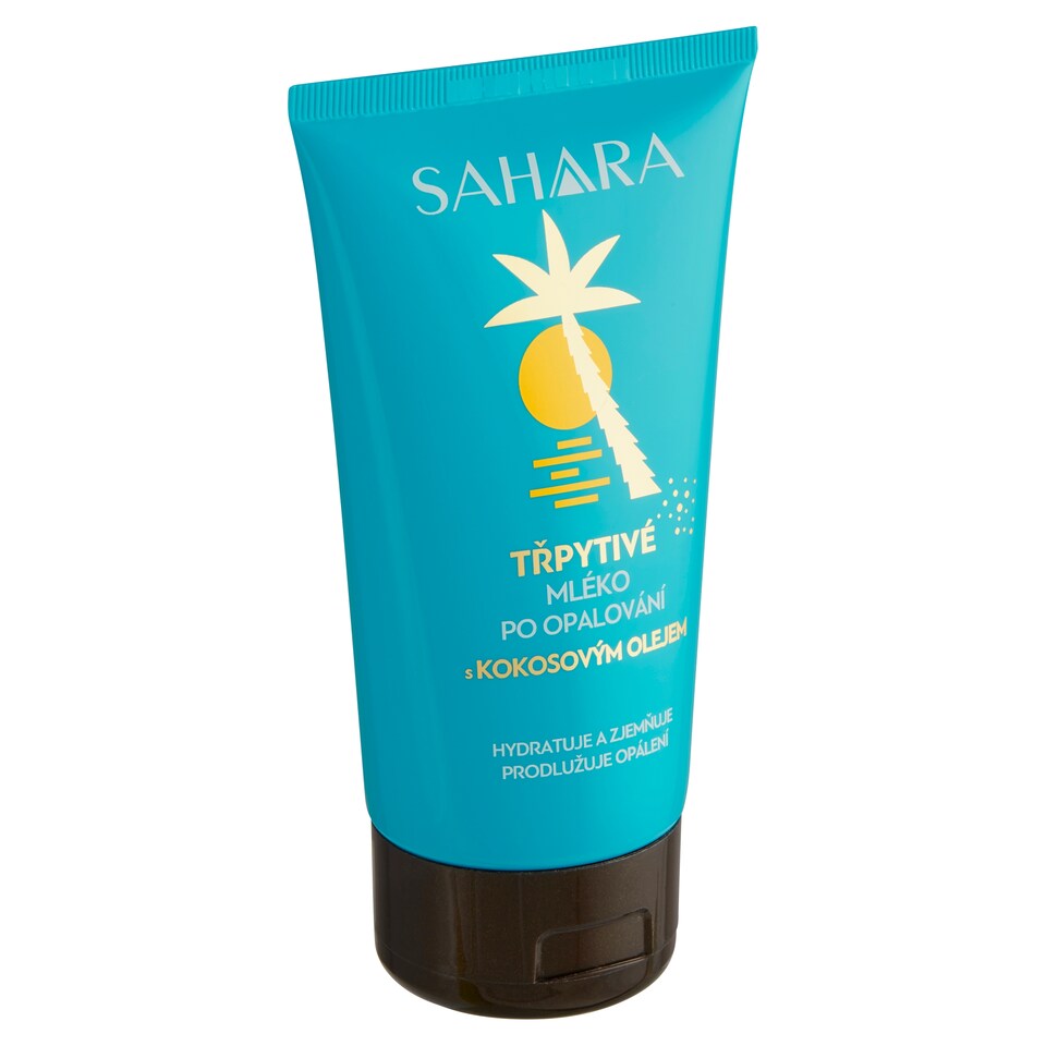 Sahara Třpytivé mléko po opalování s kokosovým olejem 150ml