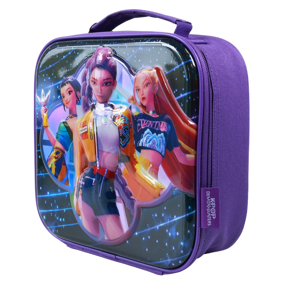 image 1 of K-Pop Demon Hunters 3D Rectangle Lunch Bag