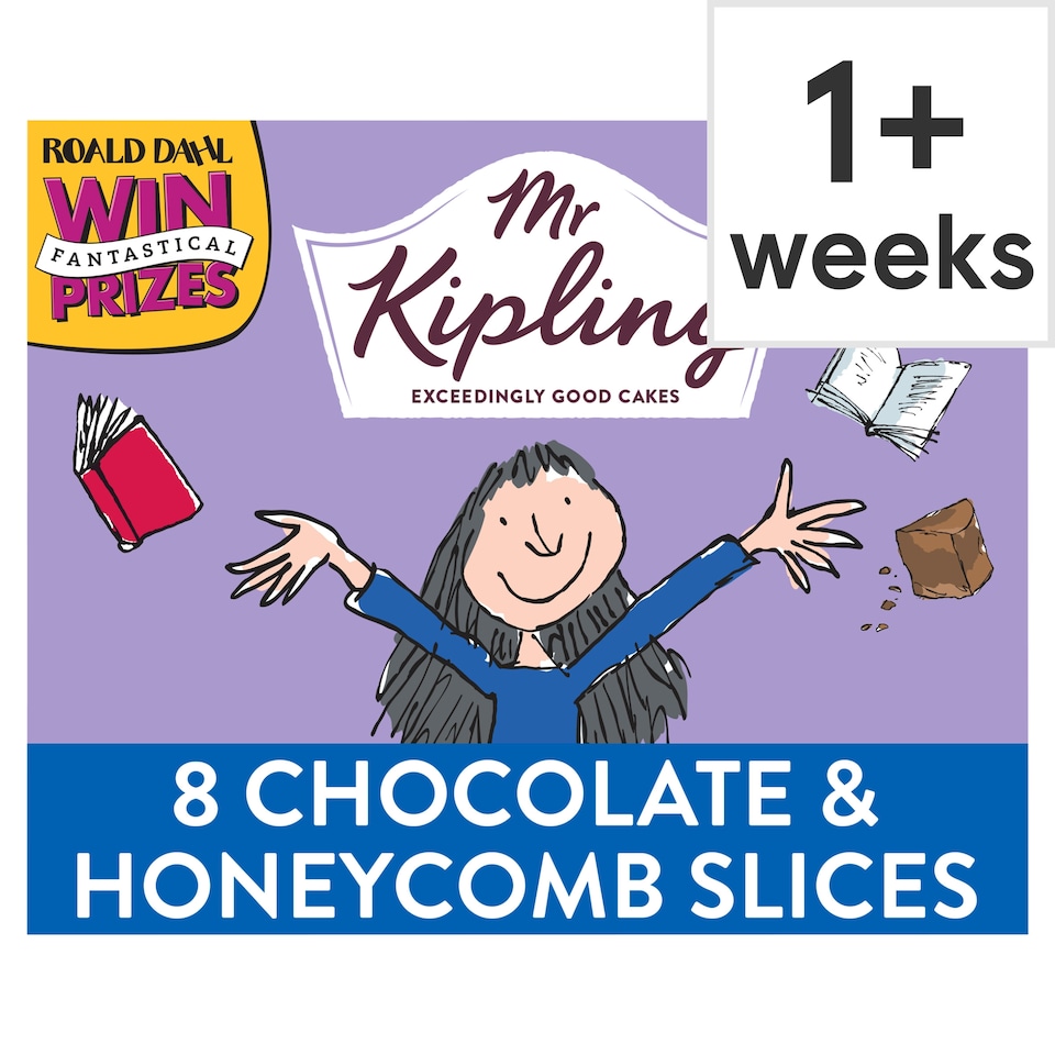 Mr Kipling Matilda's Curious Chocolate & Honeycomb Cake Slices 8 pack