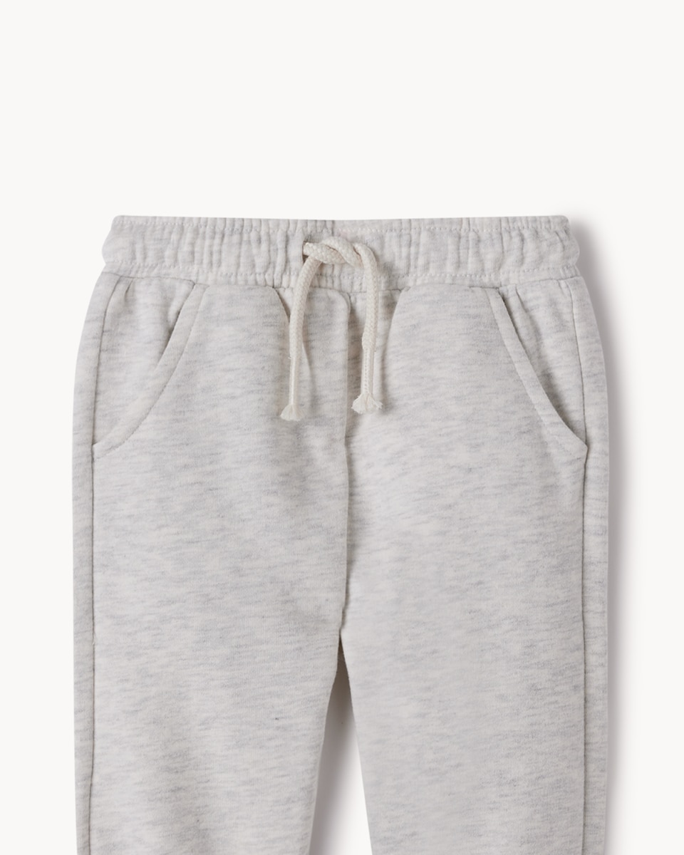 image 1 of F&F Baby Cotton Rich Sweatshirt and Joggers Set in Grey Marl