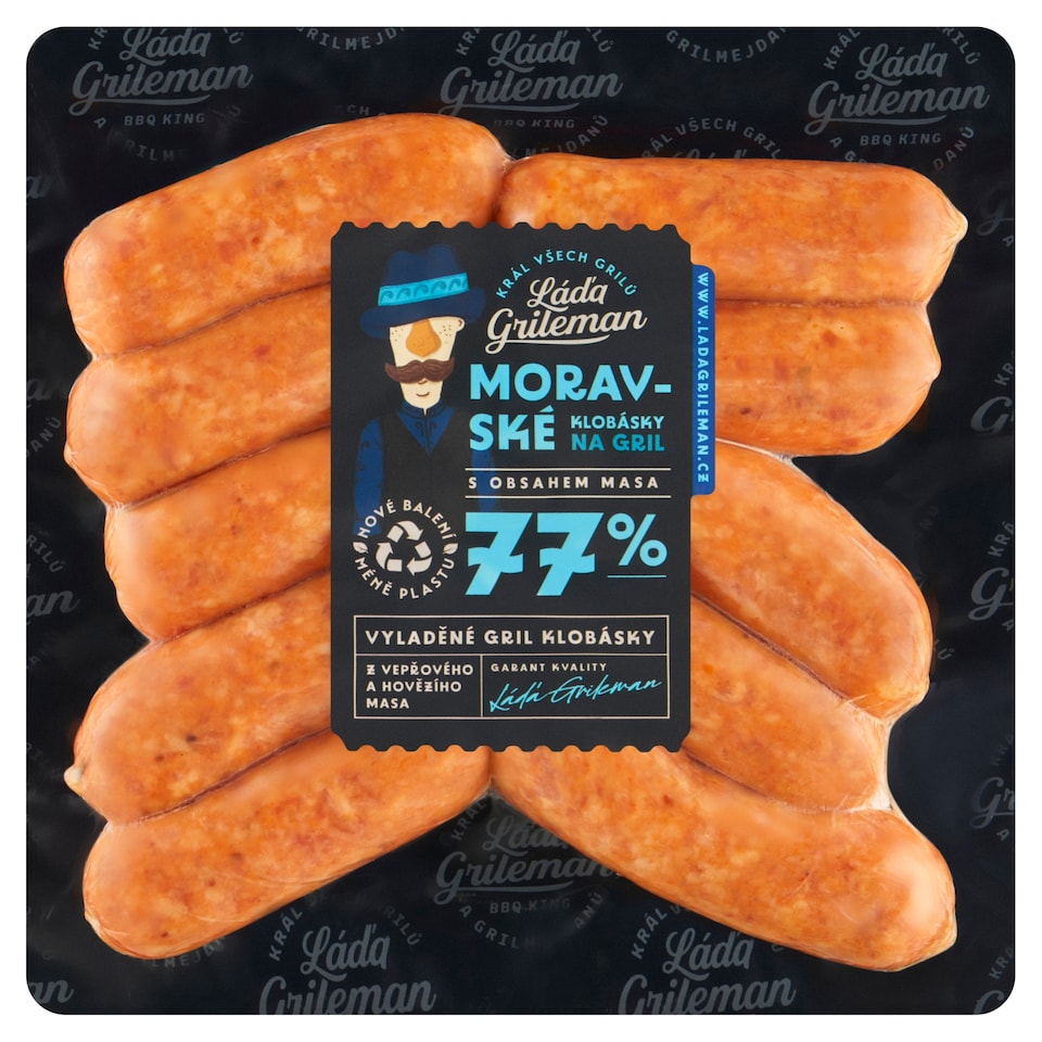 obrázok 1 z Láďa Grileman moravské klobásky 0,400 kg