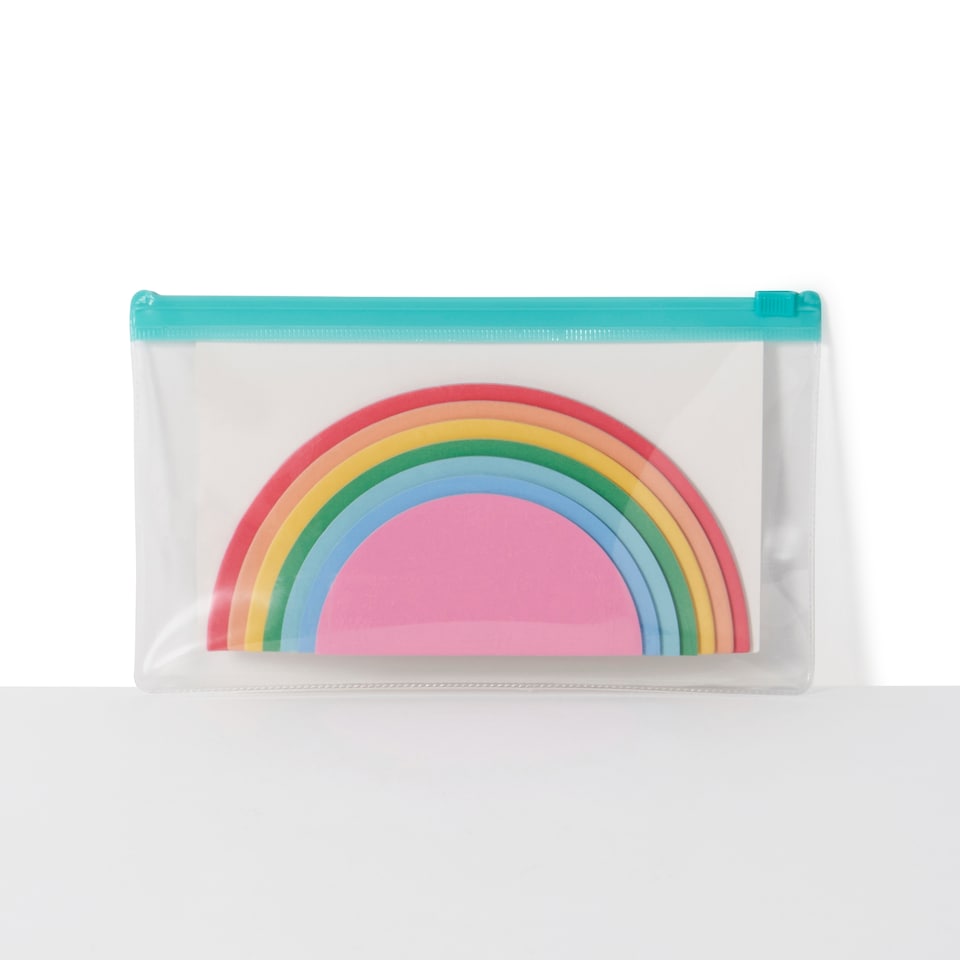 image 1 of Paperchase Rainbow Sticky Note Set
